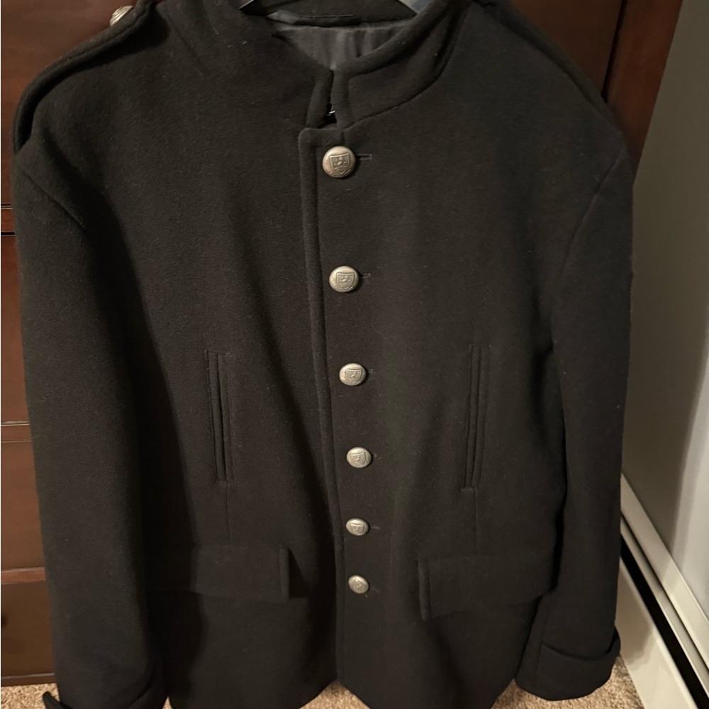Rugby Ralph Lauren Black Military Jacket